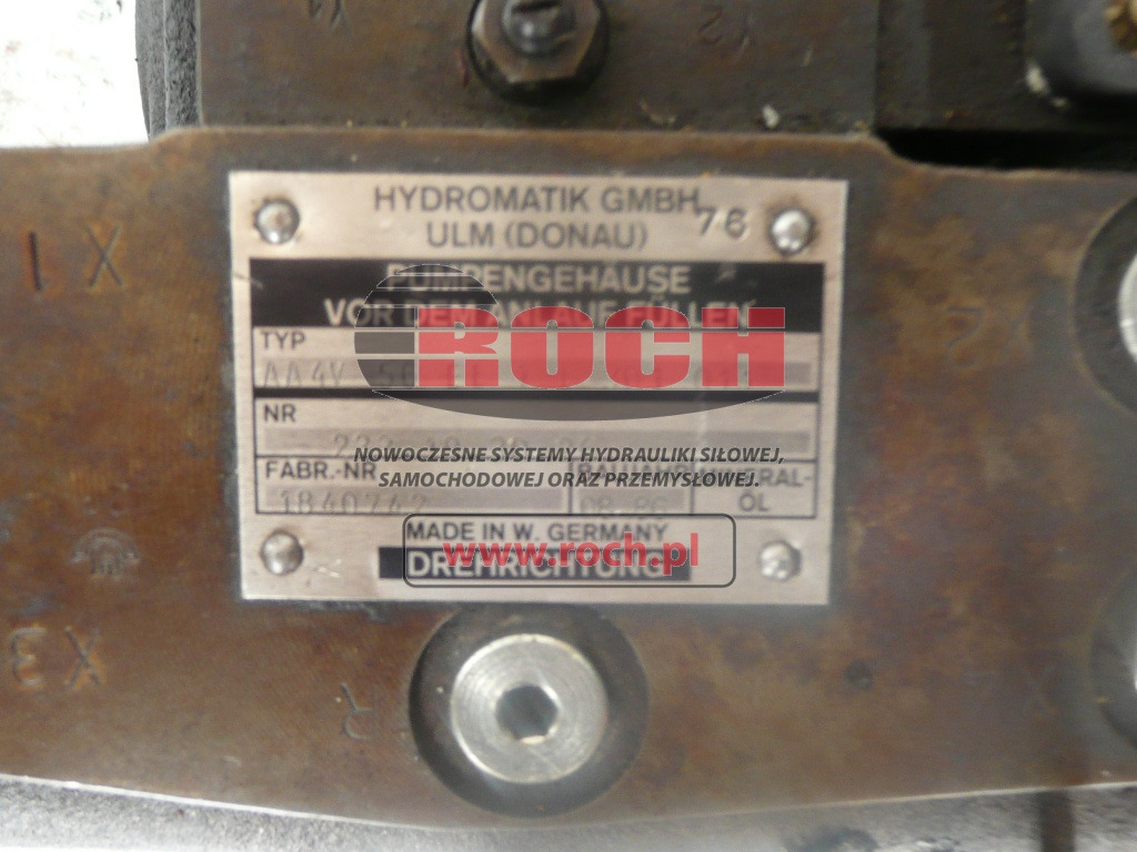 HYDROMATIK AA4V56EL1L301011 233.19.30.26 - Hydraulic pump: picture 2 HYDROMATIK AA4V56EL1L301011 233.19.30.26 - Hydraulic pump: picture 2