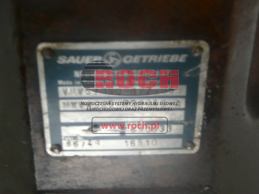 SAUER VMV5/080-B7Z-058 MW00005-RDB040-A1 IDENT: 690933 Druga tabliczka: 3707395-09 3707397-07, 8645025 . - Hydraulic motor: picture 2 SAUER VMV5/080-B7Z-058 MW00005-RDB040-A1 IDENT: 690933 Druga tabliczka: 3707395-09 3707397-07, 8645025 . - Hydraulic motor: picture 2