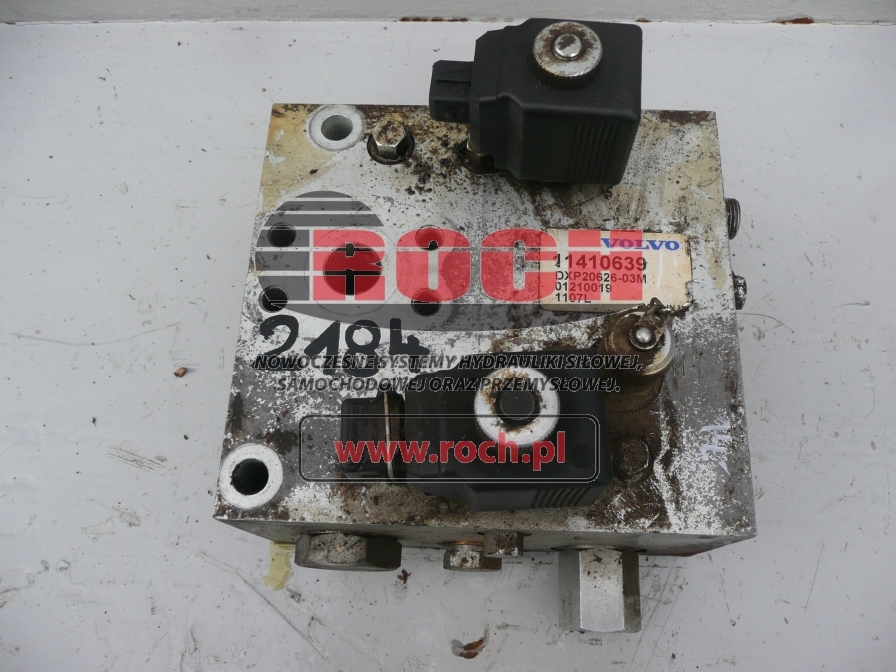 VOLVO 11410639 DHP20626-03M 01210019 1107L + 2 CEWKI + AXP16959-01 - Hydraulic valve for Wheel loader: picture 1 VOLVO 11410639 DHP20626-03M 01210019 1107L + 2 CEWKI + AXP16959-01 - Hydraulic valve for Wheel loader: picture 1