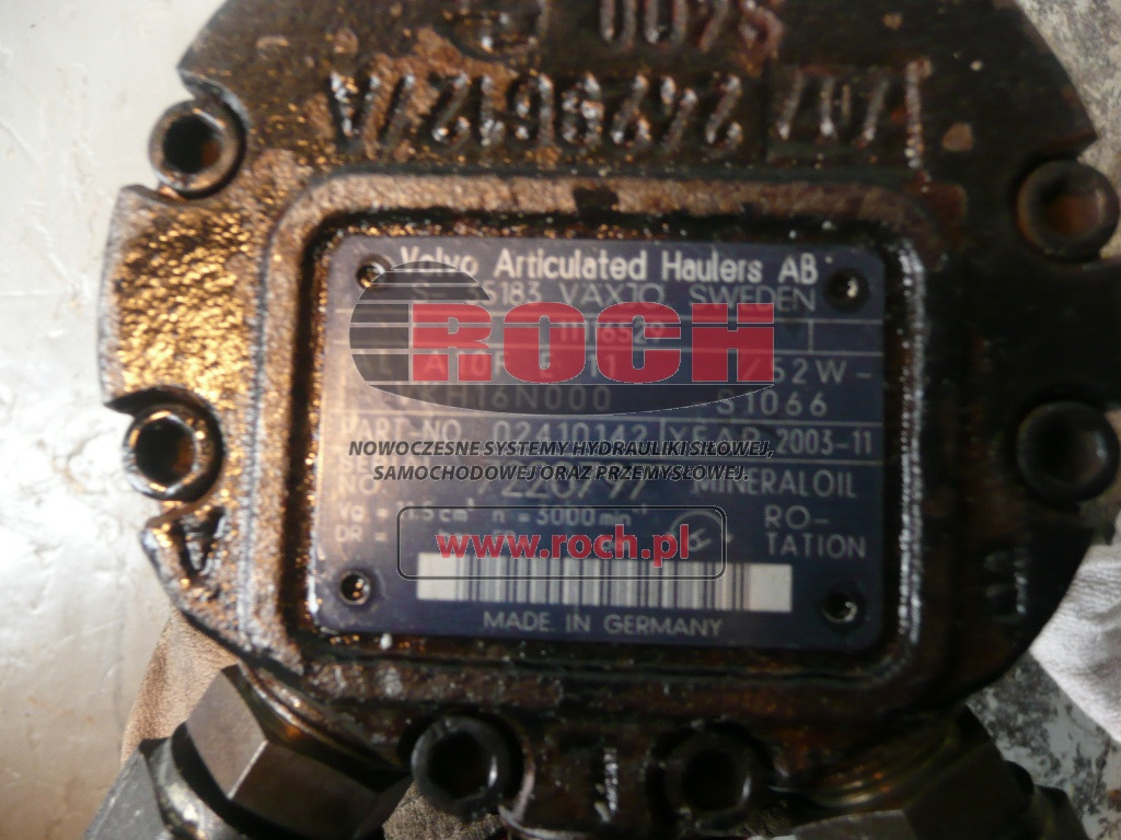 VOLVO AL A10FE11/52W-VKH16N000-S1066 11116529 02410142 - Hydraulic motor: picture 1 VOLVO AL A10FE11/52W-VKH16N000-S1066 11116529 02410142 - Hydraulic motor: picture 1