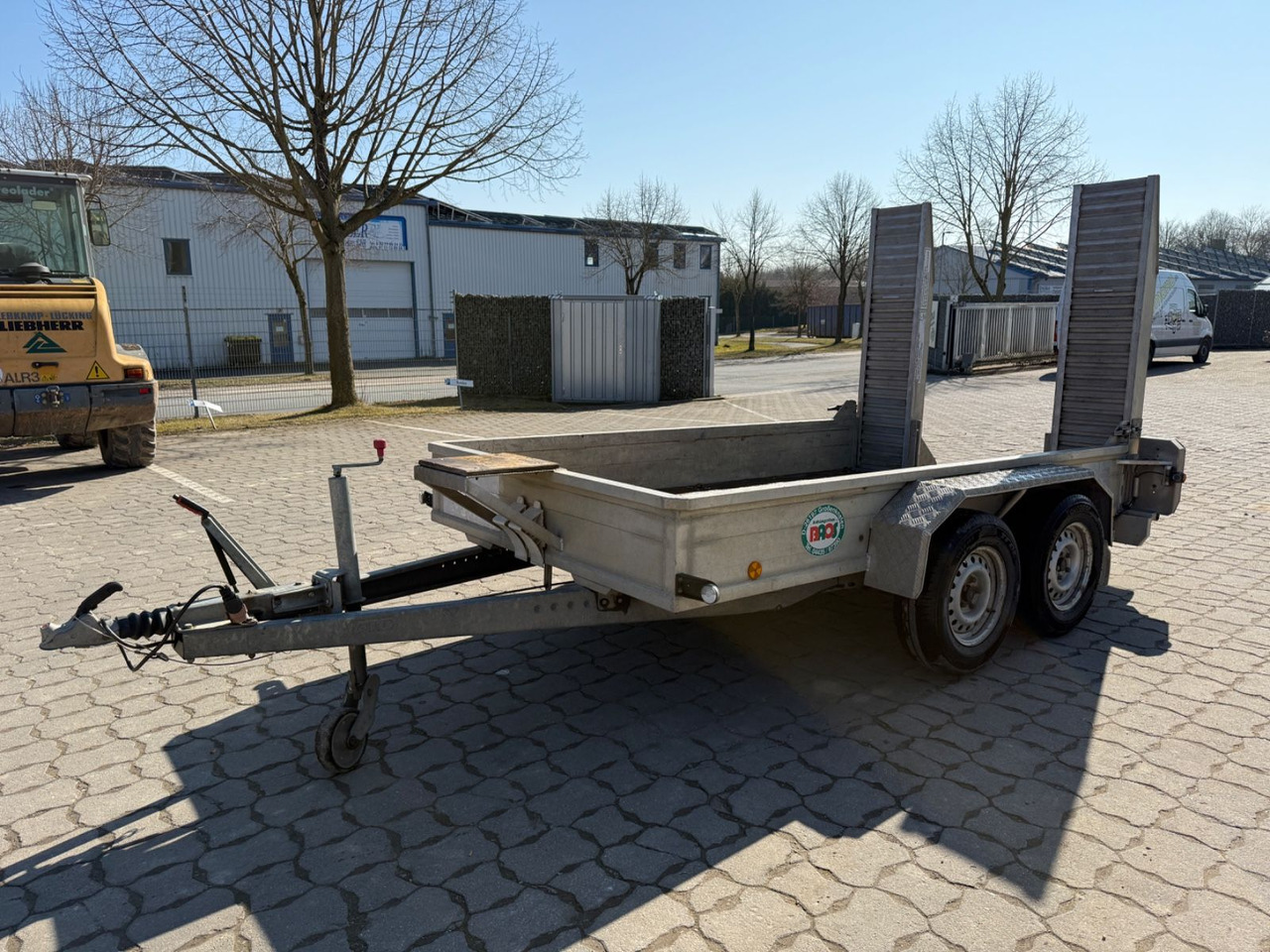 BAOS M303116, Baumaschinen Transportanhänger 3 t - Low loader trailer: picture 4 BAOS M303116, Baumaschinen Transportanhänger 3 t - Low loader trailer: picture 4