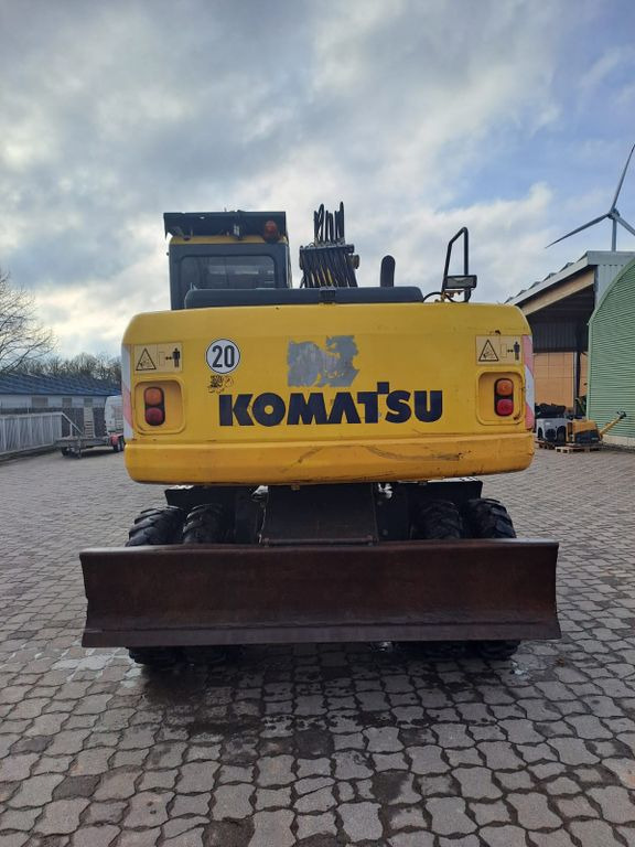 Komatsu PW 160-7, Bj 07, 7050 BH, hydr. VA, MS10, GLV - Wheel excavator: picture 5 Komatsu PW 160-7, Bj 07, 7050 BH, hydr. VA, MS10, GLV - Wheel excavator: picture 5