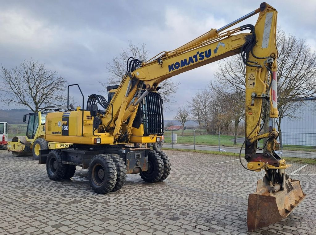 Komatsu PW 160-7, Bj 07, 7050 BH, hydr. VA, MS10, GLV - Wheel excavator: picture 2 Komatsu PW 160-7, Bj 07, 7050 BH, hydr. VA, MS10, GLV - Wheel excavator: picture 2