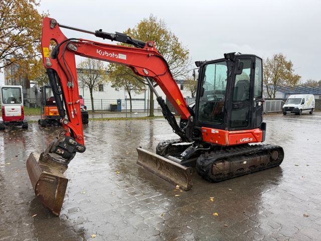 Kubota U56-5, Bj 20, 2540 BH, Tilt HS03, TL - Mini excavator: picture 1 Kubota U56-5, Bj 20, 2540 BH, Tilt HS03, TL - Mini excavator: picture 1