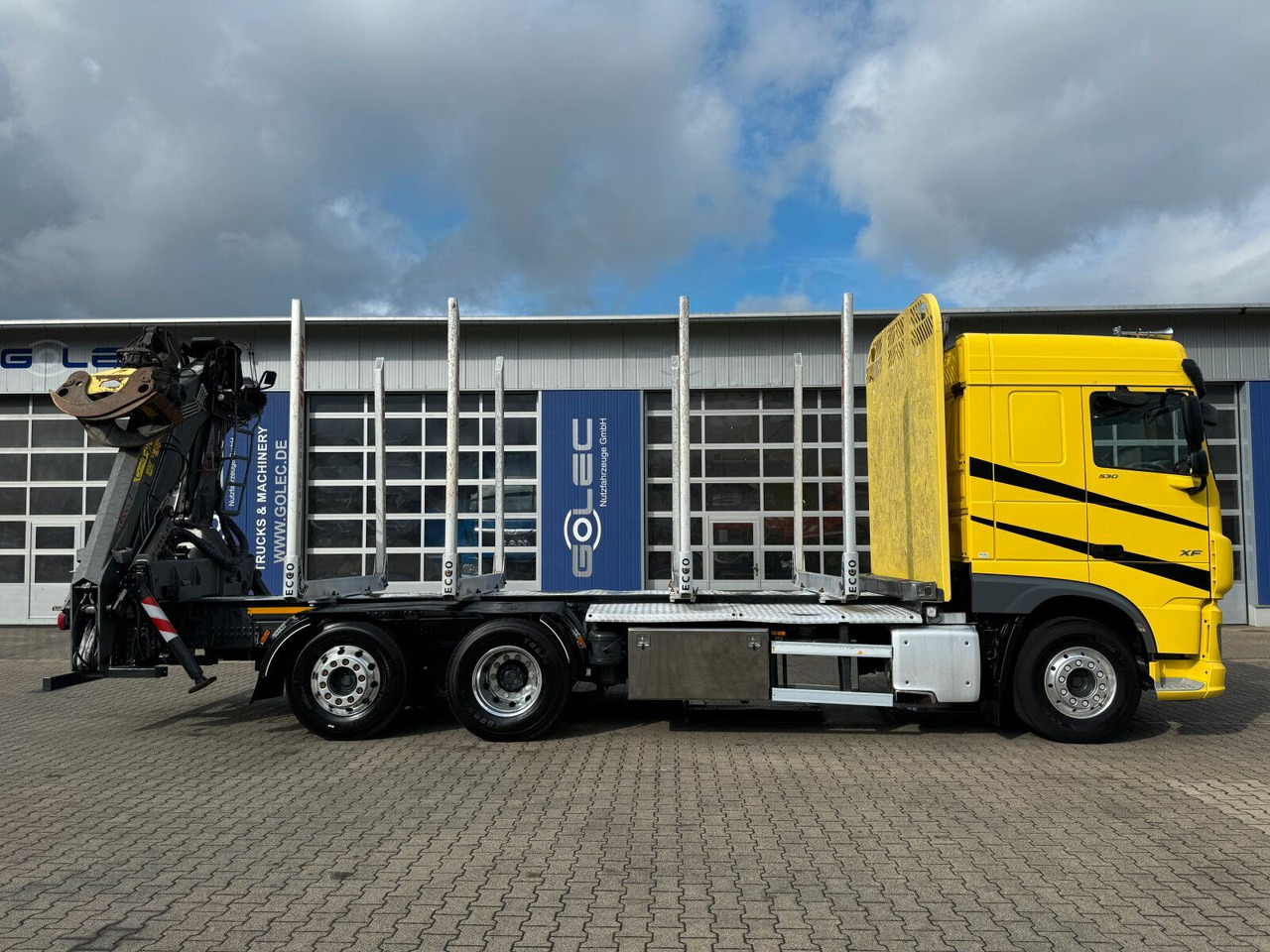 DAF XF 530 6x2 Holztransport Kran PENZ 15Z9.50 *Anh. - Timber truck, Crane truck: picture 4 DAF XF 530 6x2 Holztransport Kran PENZ 15Z9.50 *Anh. - Timber truck, Crane truck: picture 4