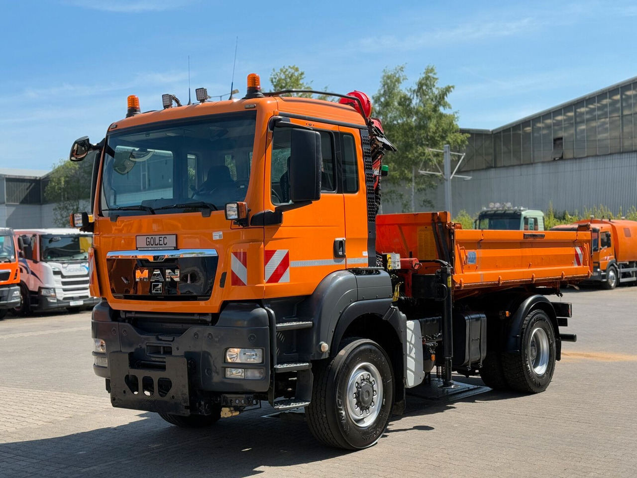 Leasing of  MAN TGA 18.360 4x4 Kipper Kran PALFINGER Winterd. MAN TGA 18.360 4x4 Kipper Kran PALFINGER Winterd.: picture 6