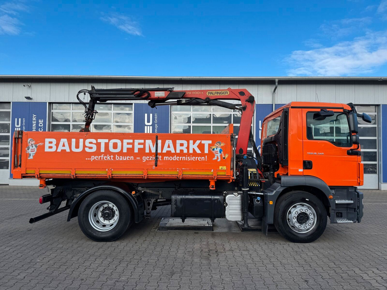 MAN TGM 18.340 4x2 Euro 6 Kipper Kran PK11001.K - Crane truck: picture 3 MAN TGM 18.340 4x2 Euro 6 Kipper Kran PK11001.K - Crane truck: picture 3