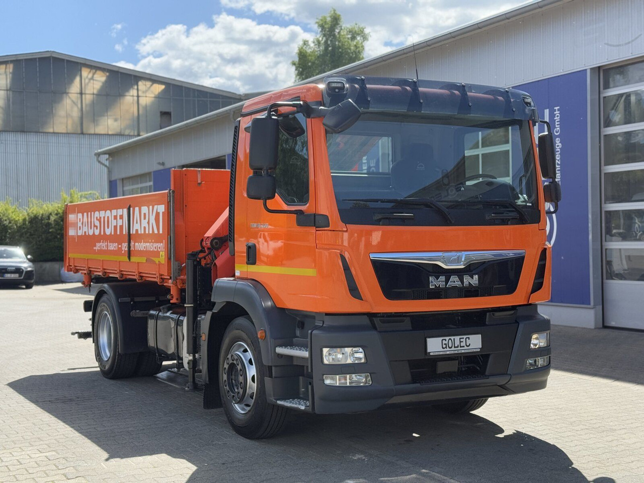MAN TGM 18.340 4x2 Euro 6 Kipper Kran PK8501K - Tipper, Crane truck: picture 1 MAN TGM 18.340 4x2 Euro 6 Kipper Kran PK8501K - Tipper, Crane truck: picture 1