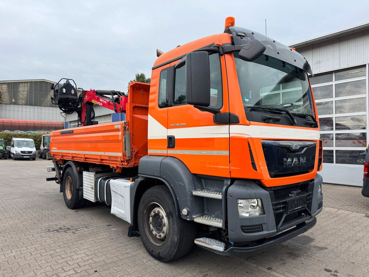MAN TGS 18.400 4x2 Kipper Bordmatic Kran Palfinger - Tipper, Crane truck: picture 1 MAN TGS 18.400 4x2 Kipper Bordmatic Kran Palfinger - Tipper, Crane truck: picture 1