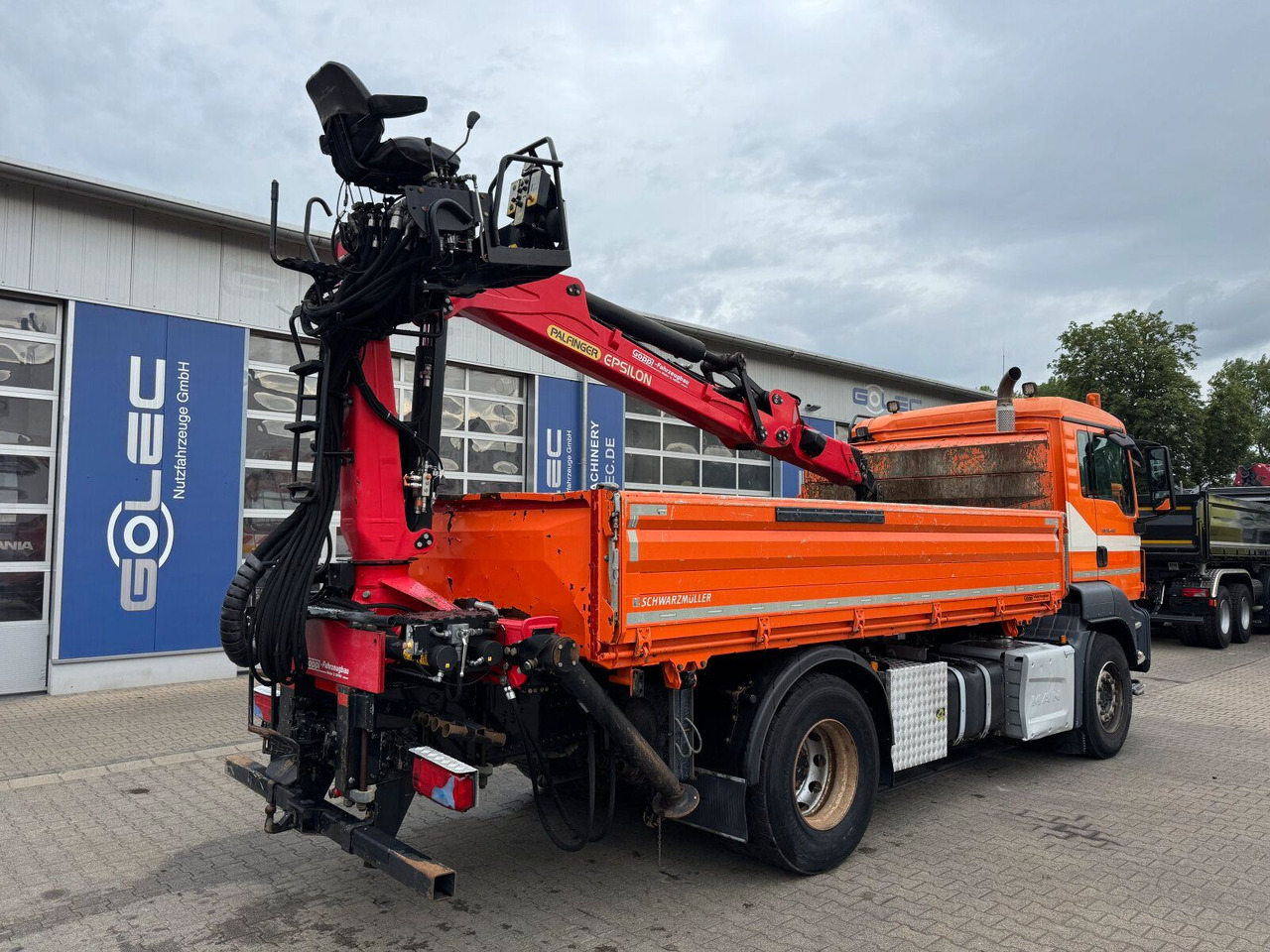 MAN TGS 18.400 4x2 Kipper Bordmatic Kran Palfinger - Tipper, Crane truck: picture 4 MAN TGS 18.400 4x2 Kipper Bordmatic Kran Palfinger - Tipper, Crane truck: picture 4