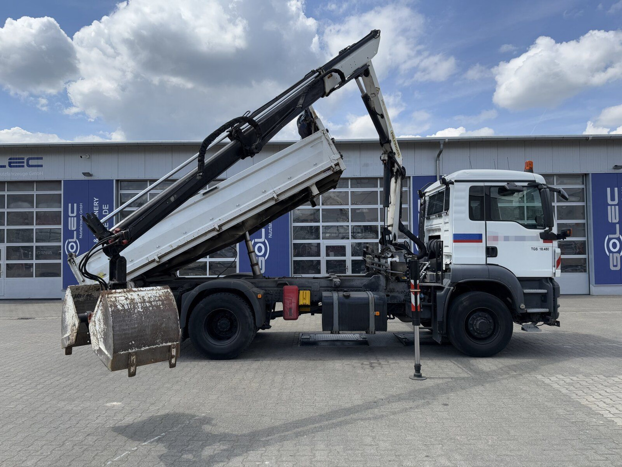 MAN TGS 18.480 4x4H Winter. Kipper Kran PALFINGER 12 - Tipper, Crane truck: picture 4 MAN TGS 18.480 4x4H Winter. Kipper Kran PALFINGER 12 - Tipper, Crane truck: picture 4