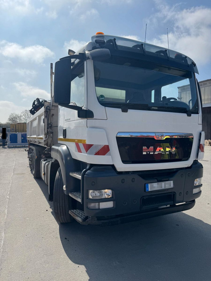 MAN TGS 26.400 6x2*4 Kipper Bordm. Kran ATLAS 172.3E - Tipper, Crane truck: picture 1 MAN TGS 26.400 6x2*4 Kipper Bordm. Kran ATLAS 172.3E - Tipper, Crane truck: picture 1