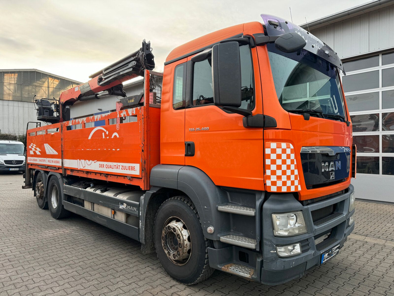MAN TGS 26.400 6x2 Pritsche Kran Palfinger PK 18001L - Dropside/ Flatbed truck, Crane truck: picture 1 MAN TGS 26.400 6x2 Pritsche Kran Palfinger PK 18001L - Dropside/ Flatbed truck, Crane truck: picture 1