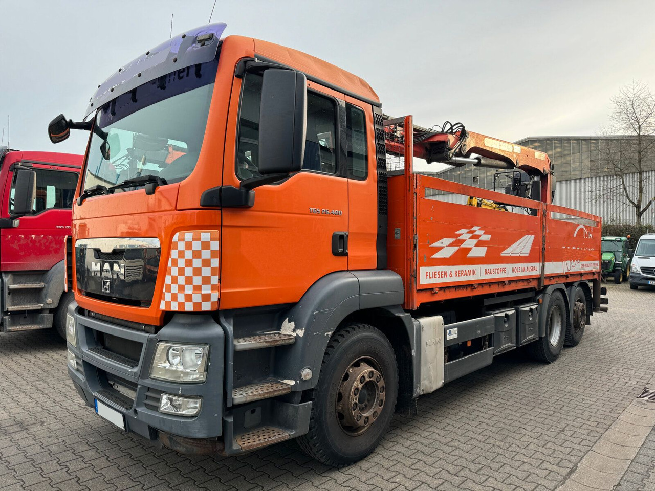 MAN TGS 26.400 6x2 Pritsche Kran Palfinger PK 18001L - Crane truck: picture 2 MAN TGS 26.400 6x2 Pritsche Kran Palfinger PK 18001L - Crane truck: picture 2