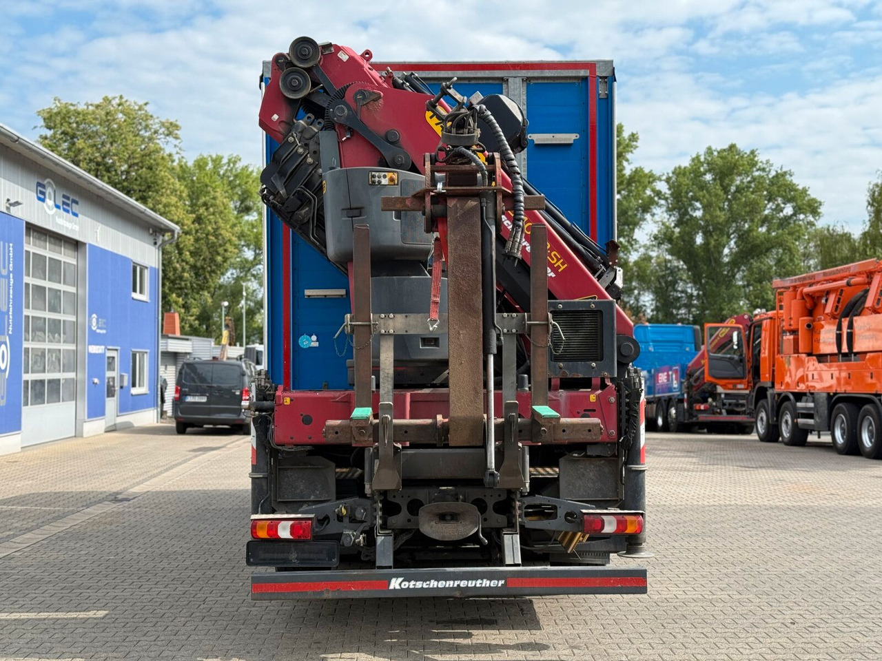 Mercedes-Benz Actros 6x2 Pritsche Kran Palfinger PK34002 + JIB - Curtainsider truck, Crane truck: picture 4 Mercedes-Benz Actros 6x2 Pritsche Kran Palfinger PK34002 + JIB - Curtainsider truck, Crane truck: picture 4