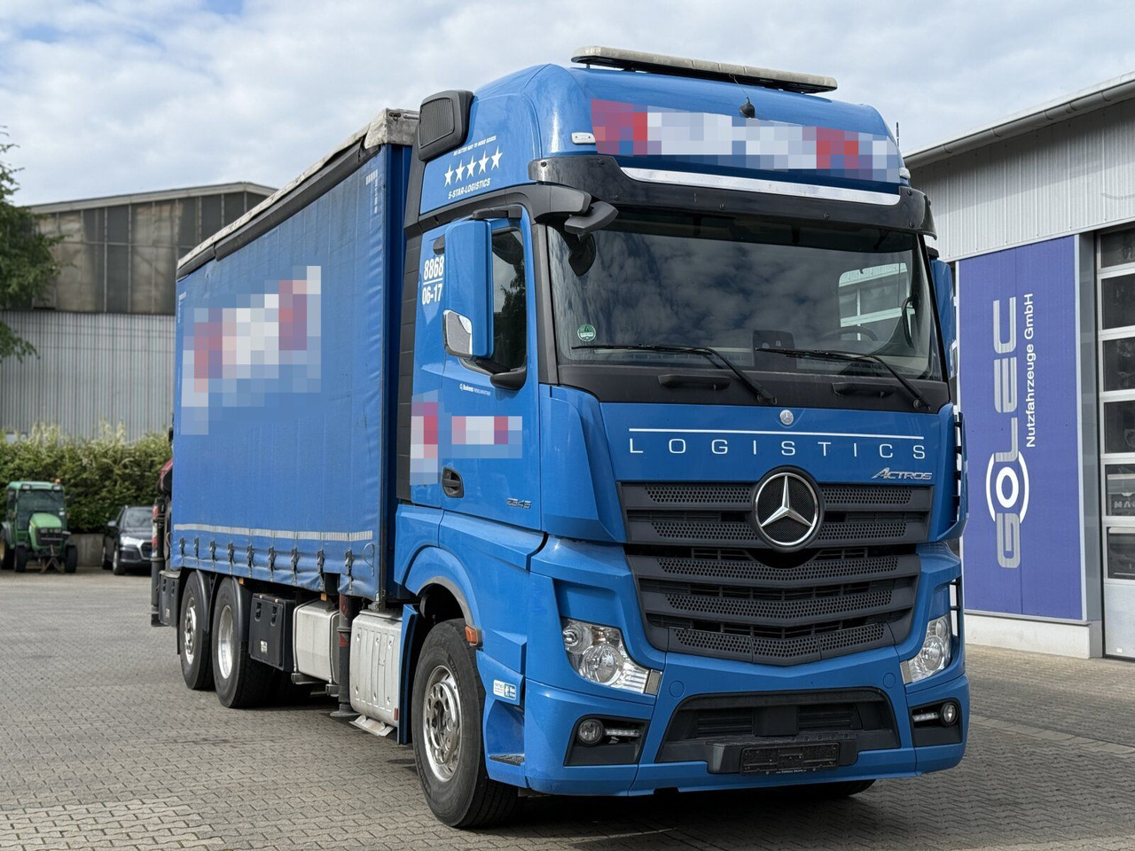 Mercedes-Benz Actros 6x2 Pritsche Kran Palfinger PK34002 + JIB - Crane truck: picture 1 Mercedes-Benz Actros 6x2 Pritsche Kran Palfinger PK34002 + JIB - Crane truck: picture 1