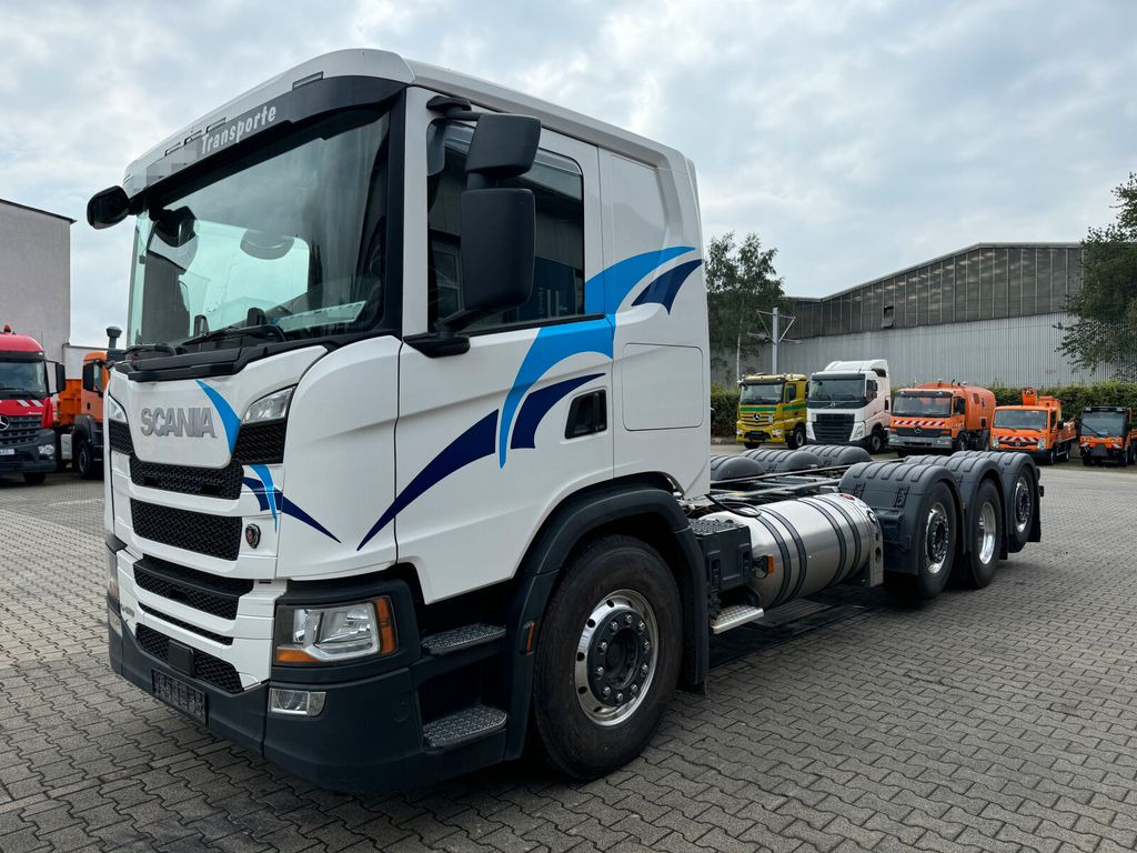 Scania G 410 B8x2*6 NB LNG Fahrgestell Nebenantrieb - Cab chassis truck, Crane truck: picture 2 Scania G 410 B8x2*6 NB LNG Fahrgestell Nebenantrieb - Cab chassis truck, Crane truck: picture 2