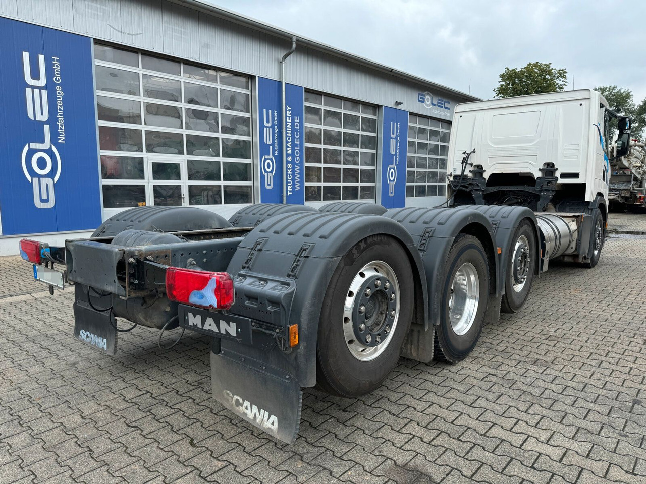Scania G 410 B8x2*6 NB LNG Fahrgestell Nebenantrieb - Cab chassis truck, Crane truck: picture 5 Scania G 410 B8x2*6 NB LNG Fahrgestell Nebenantrieb - Cab chassis truck, Crane truck: picture 5