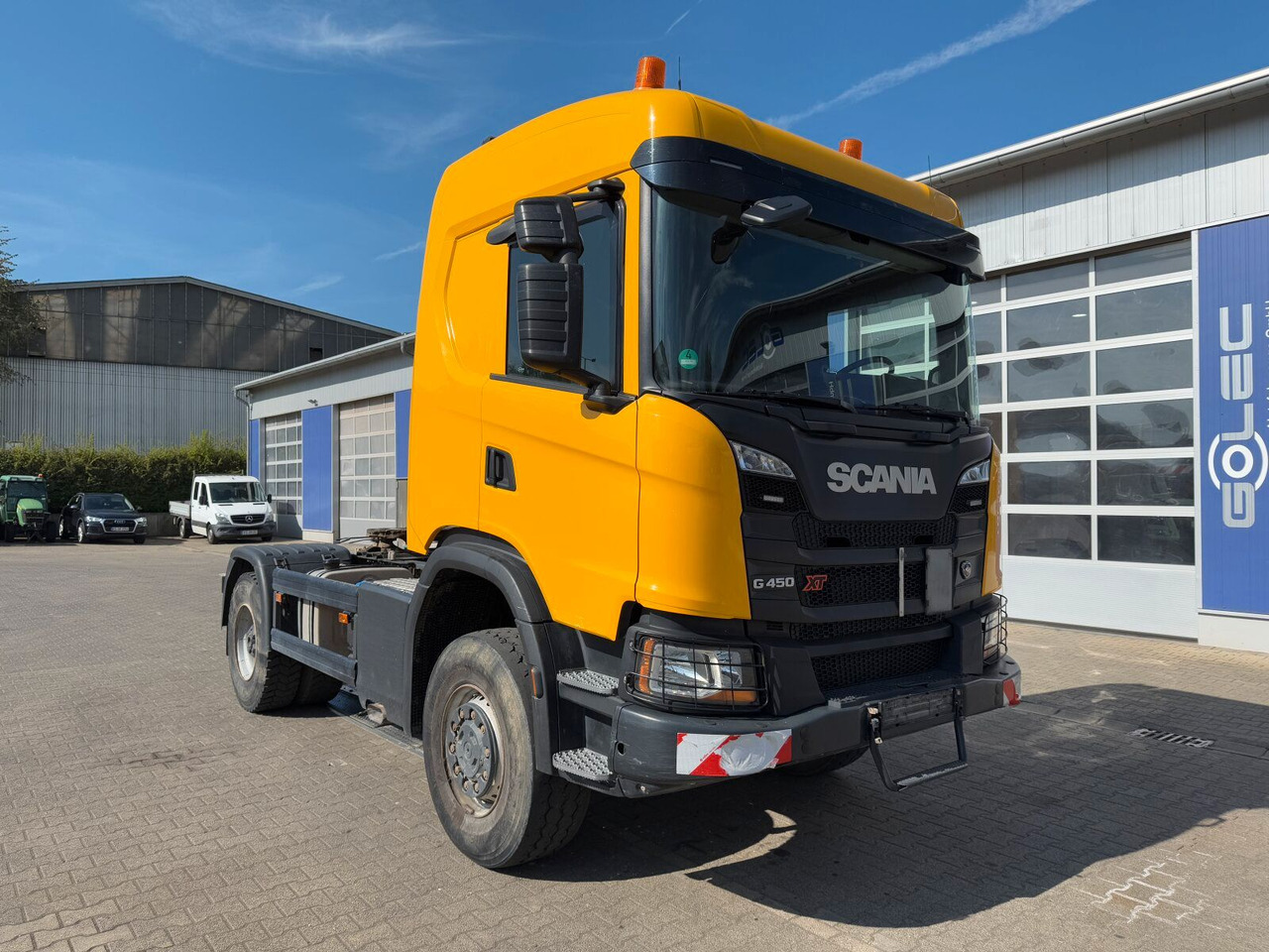 Scania G450 XT 4x4 Euro 6 SZM Kipphydraulik Blatt/ Luft - Tractor unit: picture 1 Scania G450 XT 4x4 Euro 6 SZM Kipphydraulik Blatt/ Luft - Tractor unit: picture 1