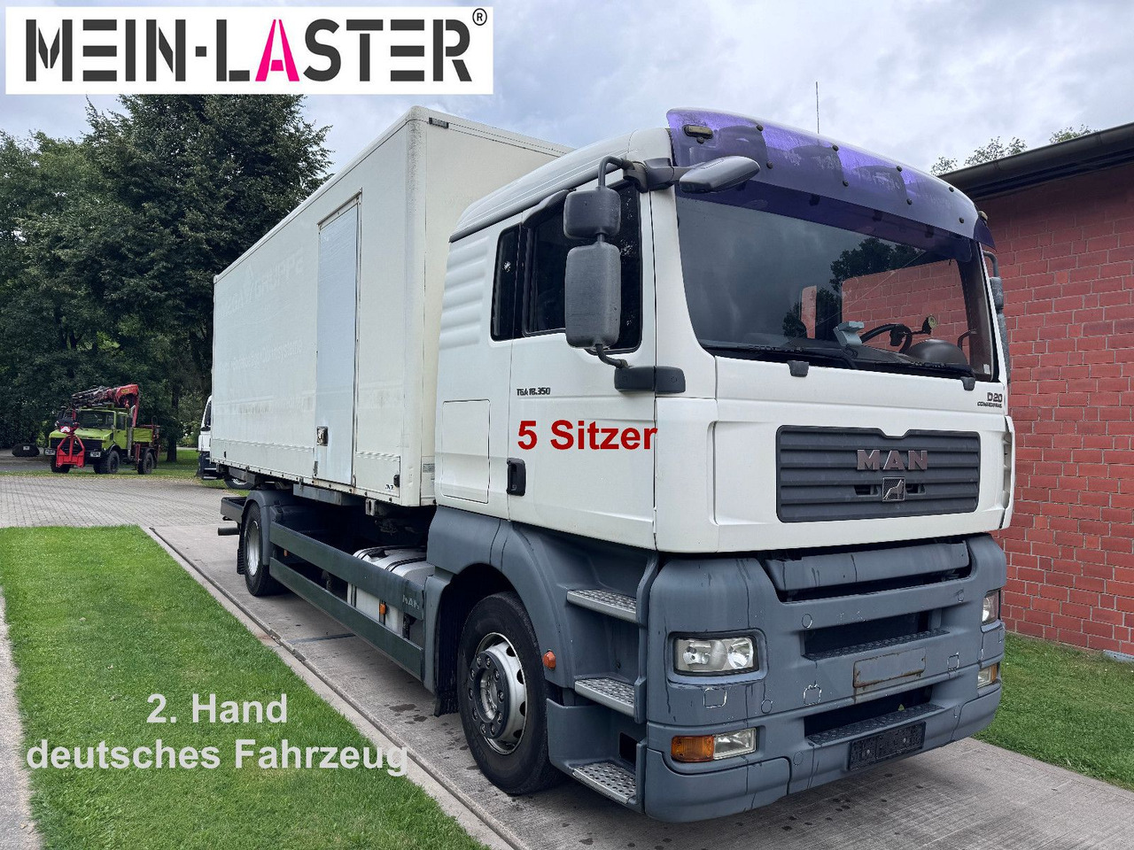 MAN TGA 18.350 BDF 5 Sitzer Klima nur 209.380 km - Box truck: picture 1 MAN TGA 18.350 BDF 5 Sitzer Klima nur 209.380 km - Box truck: picture 1