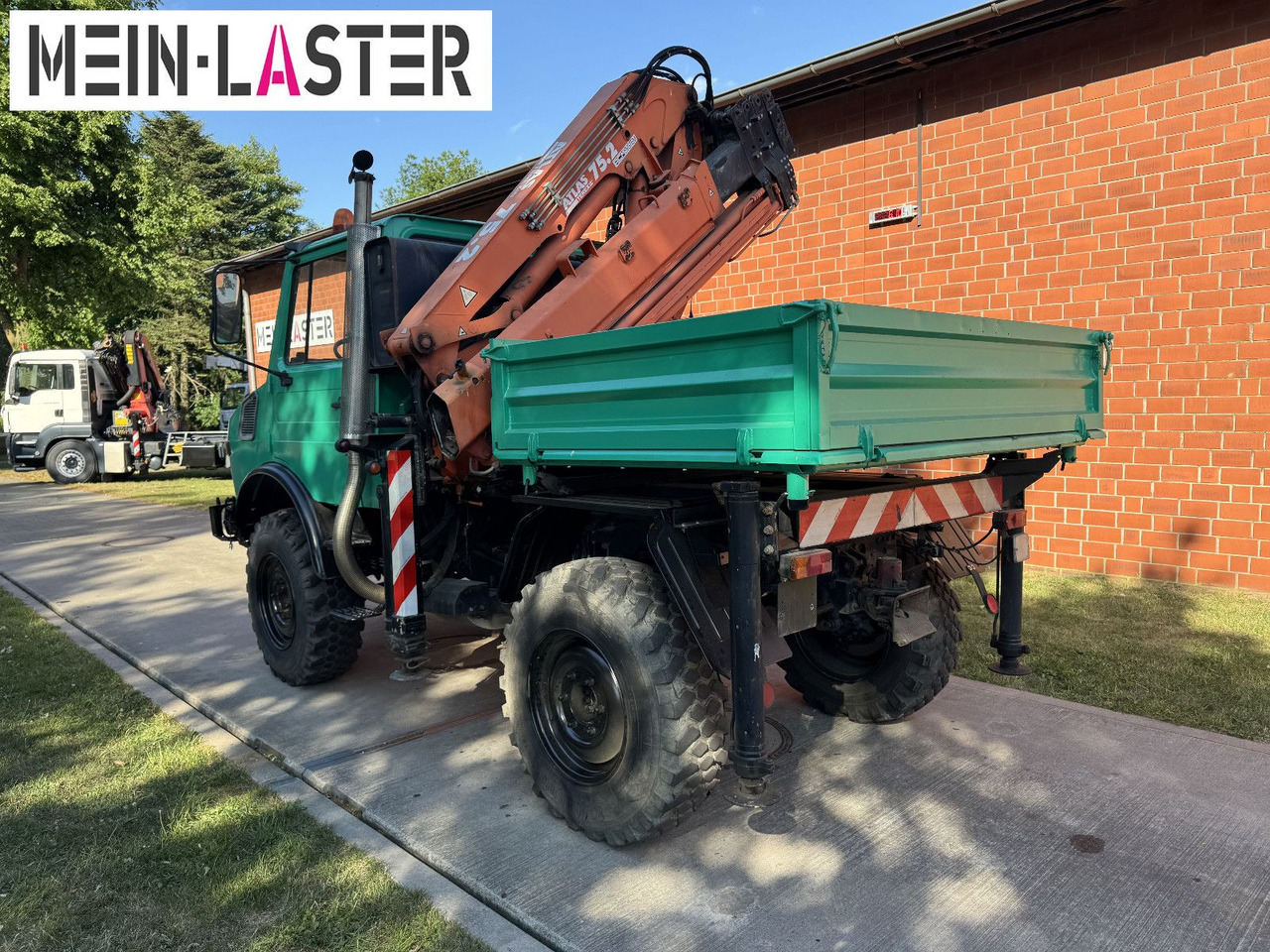 Unimog U 1200 Atlas 75.2 Kran 14 m Funk FB *1. Hand - Crane truck: picture 5 Unimog U 1200 Atlas 75.2 Kran 14 m Funk FB *1. Hand - Crane truck: picture 5