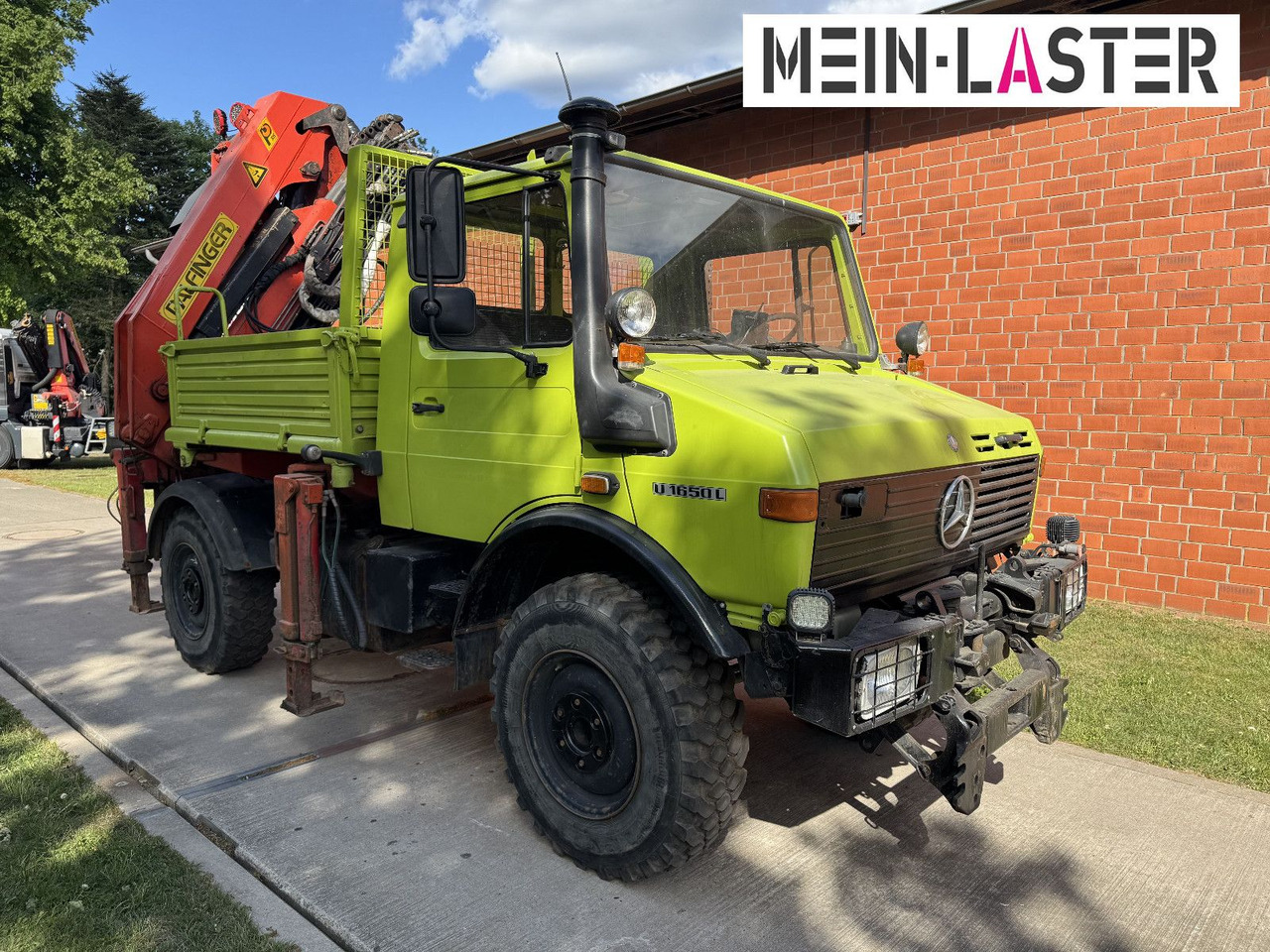 Unimog U 1650 PK 10500 Kran 15 m max. 3,9 t Seilwinde - Crane truck: picture 3 Unimog U 1650 PK 10500 Kran 15 m max. 3,9 t Seilwinde - Crane truck: picture 3