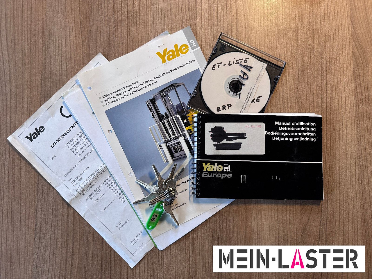 Electric forklift Yale ERP 40 AKE 4.000 kg - 3,6 m Zusatzhydraulik 1.Hd: picture 19 Electric forklift Yale ERP 40 AKE 4.000 kg - 3,6 m Zusatzhydraulik 1.Hd: picture 19