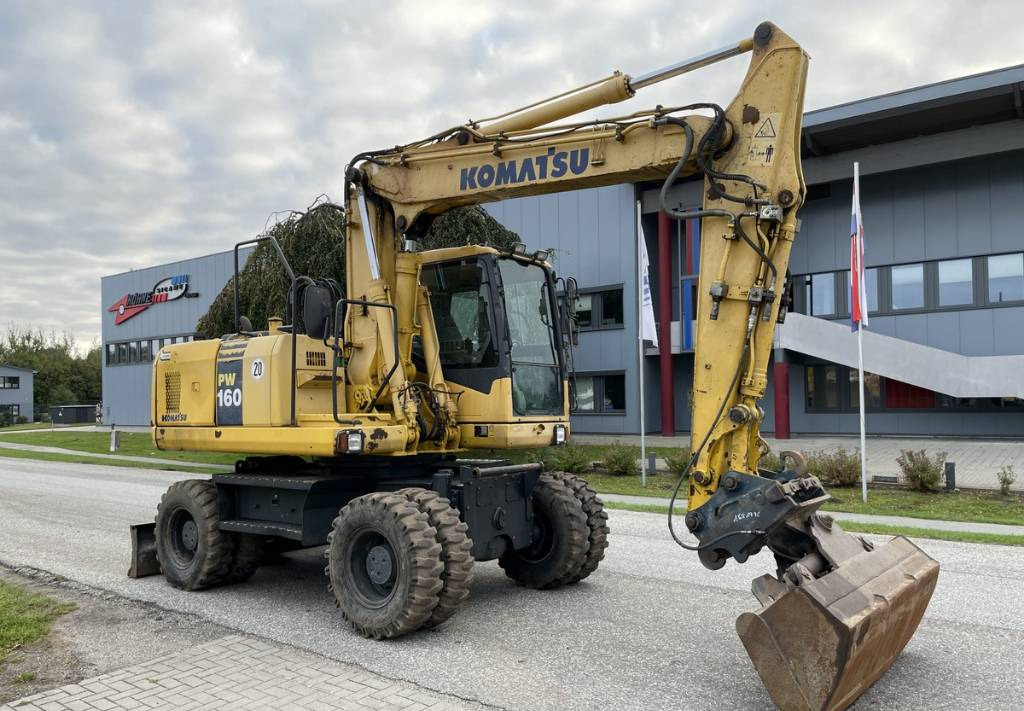Komatsu PW 160 ES-7K Clima German machine! - Wheel excavator: picture 2 Komatsu PW 160 ES-7K Clima German machine! - Wheel excavator: picture 2