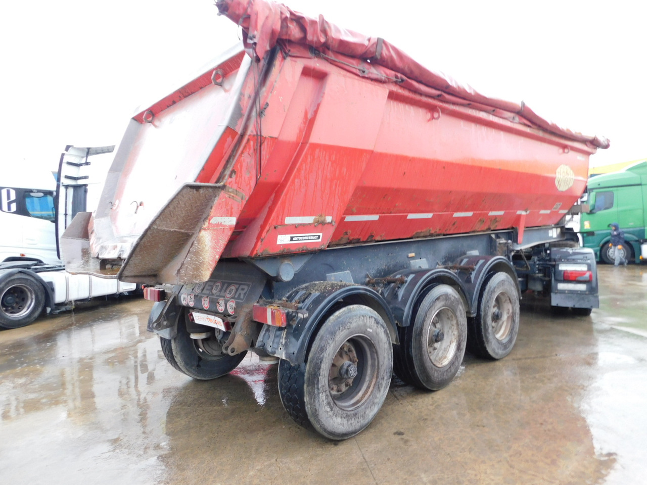 Meiller Mhks 413 s - Tipper semi-trailer: picture 3 Meiller Mhks 413 s - Tipper semi-trailer: picture 3