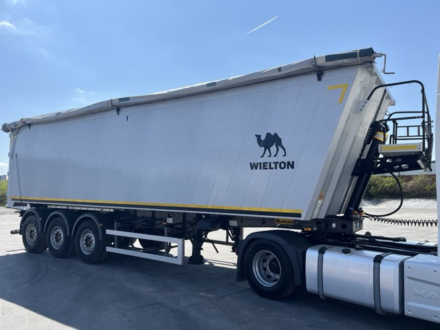 WIELTON NW-3A6 Weightmaster Alu-Kastenmulde 55 cbm - Tipper semi-trailer: picture 1 WIELTON NW-3A6 Weightmaster Alu-Kastenmulde 55 cbm - Tipper semi-trailer: picture 1