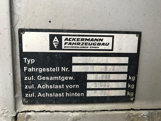 Ackermann VA-F 18/7.4E VA-F 18/7.4E Kühlanhänger, Thermo-King, LBW - Refrigerator trailer: picture 5 Ackermann VA-F 18/7.4E VA-F 18/7.4E Kühlanhänger, Thermo-King, LBW - Refrigerator trailer: picture 5