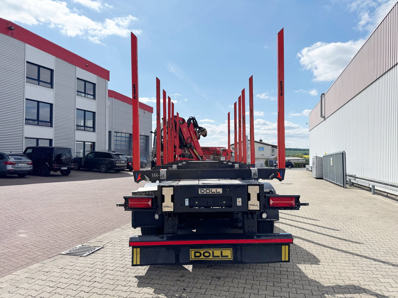 Timber semi-trailer Doll LOGO H3L-14XL LOGO H3L-14XL, Liftachse, Nachlauflenkachse, teleskopierbar 9,4m-12,9: picture 10