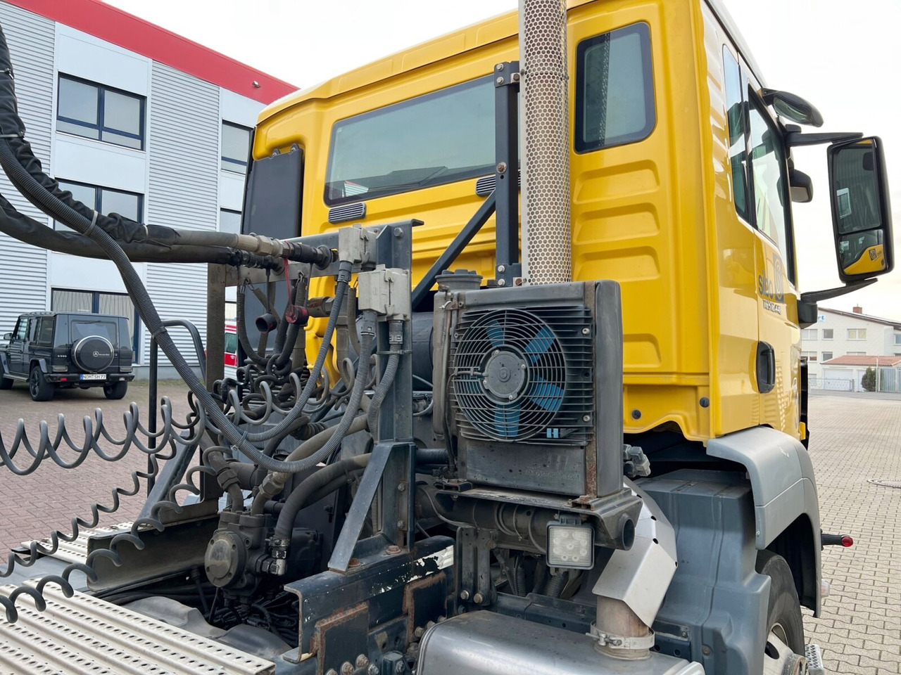 Concrete mixer truck MAN TGS 18.440 4X4H BLS TGS 18.440 4X4H BLS, STETTER AM10FHAC Mischer ca. 10m³: picture 11