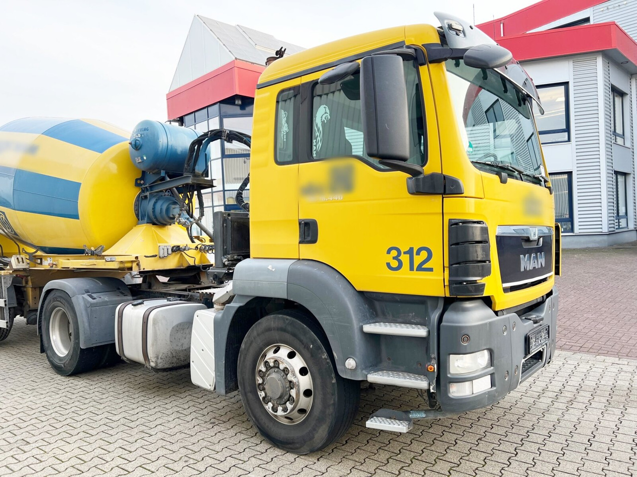 Concrete mixer truck MAN TGS 18.440 4X4H BLS TGS 18.440 4X4H BLS, STETTER AM10FHAC Mischer ca. 10m³: picture 10
