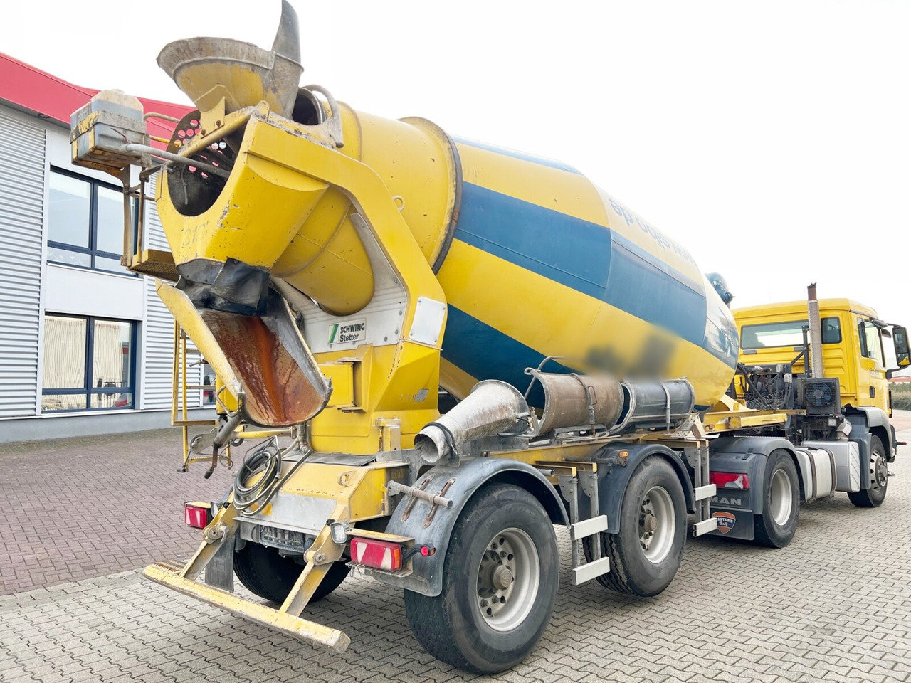 Concrete mixer truck MAN TGS 18.440 4X4H BLS TGS 18.440 4X4H BLS, STETTER AM10FHAC Mischer ca. 10m³: picture 12
