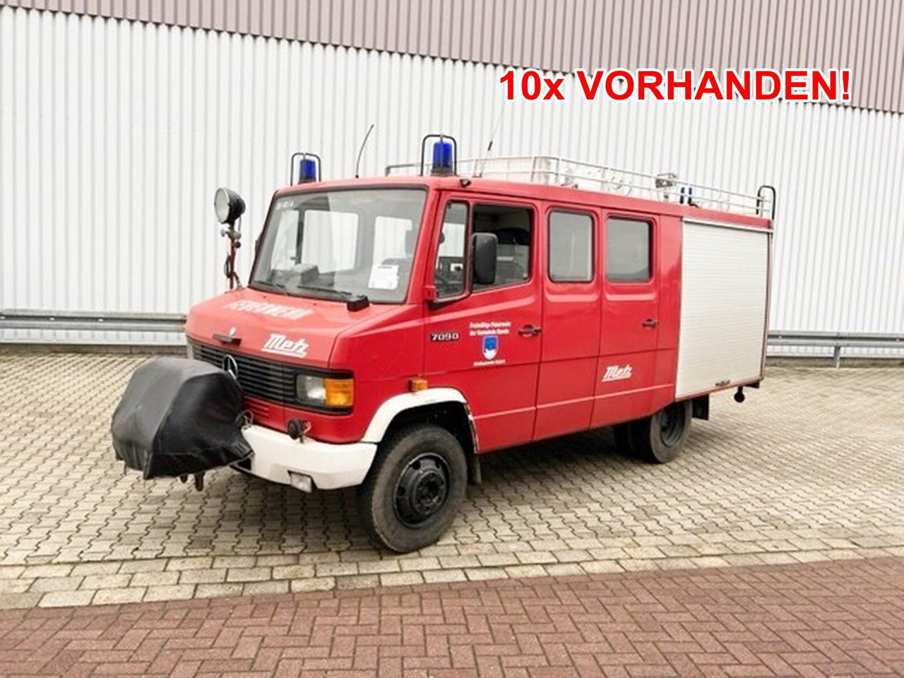 Mercedes-Benz 709 D 4x2 Doka 709 D 4x2 Doka, LF 8 - Fire truck: picture 1 Mercedes-Benz 709 D 4x2 Doka 709 D 4x2 Doka, LF 8 - Fire truck: picture 1