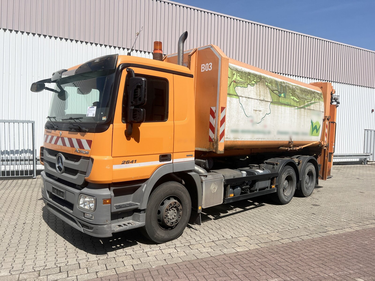 Mercedes-Benz Actros 2641/48 L 6x4 Actros 2641/48 L 6x4, Seilabroller, Haller Lotos, Zöller Schüttung - Garbage truck: picture 1 Mercedes-Benz Actros 2641/48 L 6x4 Actros 2641/48 L 6x4, Seilabroller, Haller Lotos, Zöller Schüttung - Garbage truck: picture 1