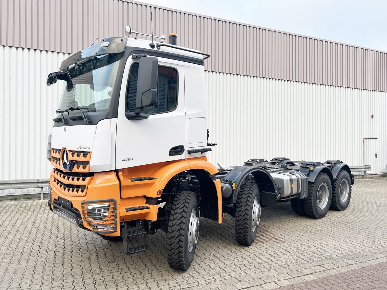 New Dumper Mercedes-Benz Arocs 4151 AK 8x8/4 Arocs 4151 AK 8x8/4, Grounder, Meiller Stahlmulde 18m³: picture 8