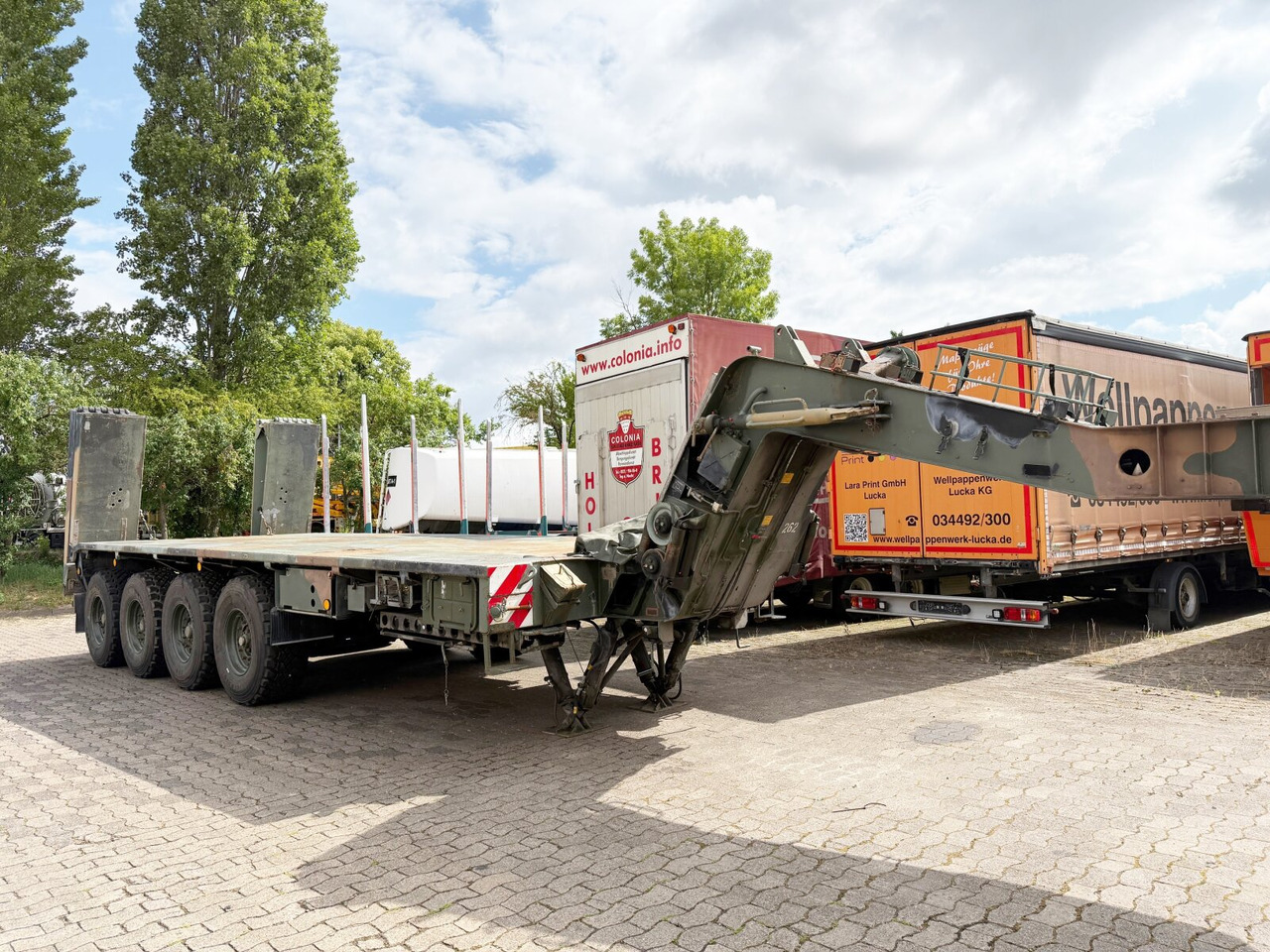 SLT 50-2 SLT 50-2, Elefant, EX BW - Low loader semi-trailer: picture 1 SLT 50-2 SLT 50-2, Elefant, EX BW - Low loader semi-trailer: picture 1