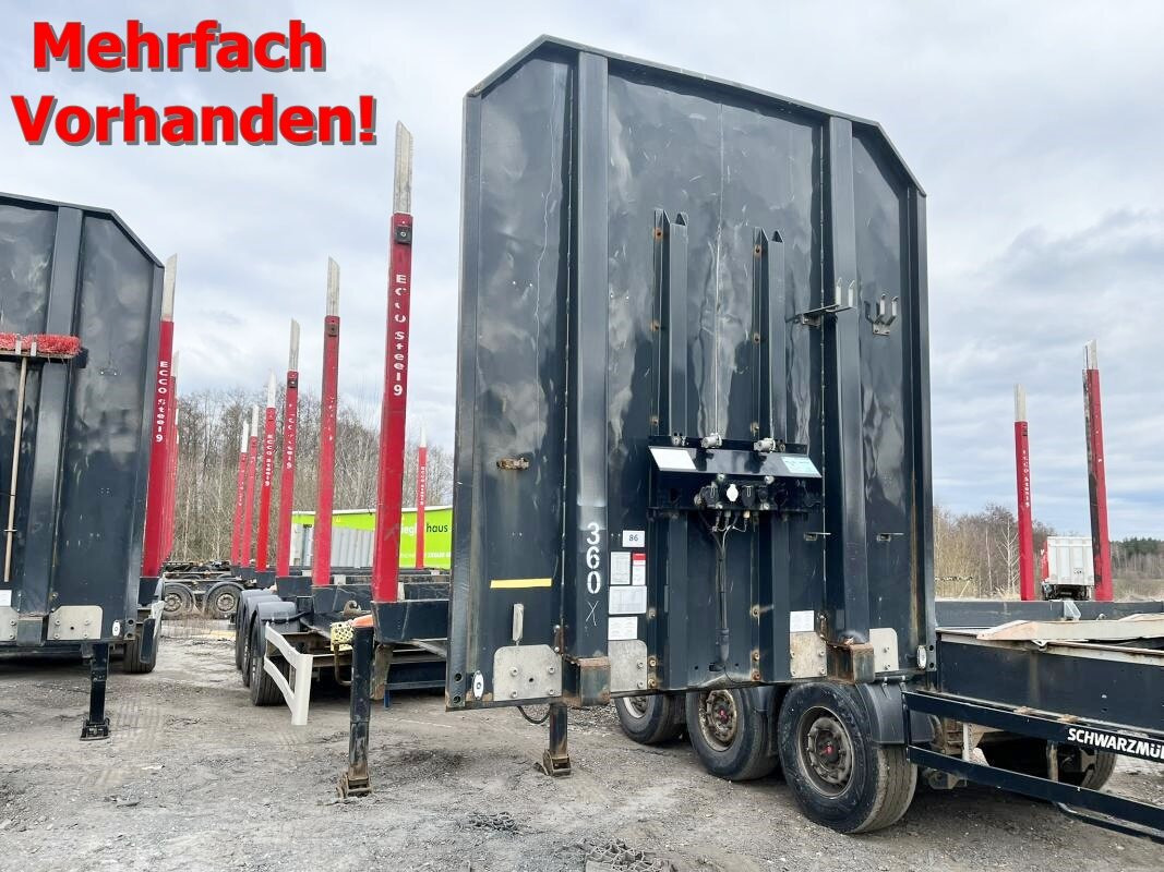 Schwarzmüller 3-Achs Holzauflieger 3-Achs Holzauflieger, Liftachse, MEHRFACH VORHANDEN! - Timber semi-trailer: picture 1 Schwarzmüller 3-Achs Holzauflieger 3-Achs Holzauflieger, Liftachse, MEHRFACH VORHANDEN! - Timber semi-trailer: picture 1