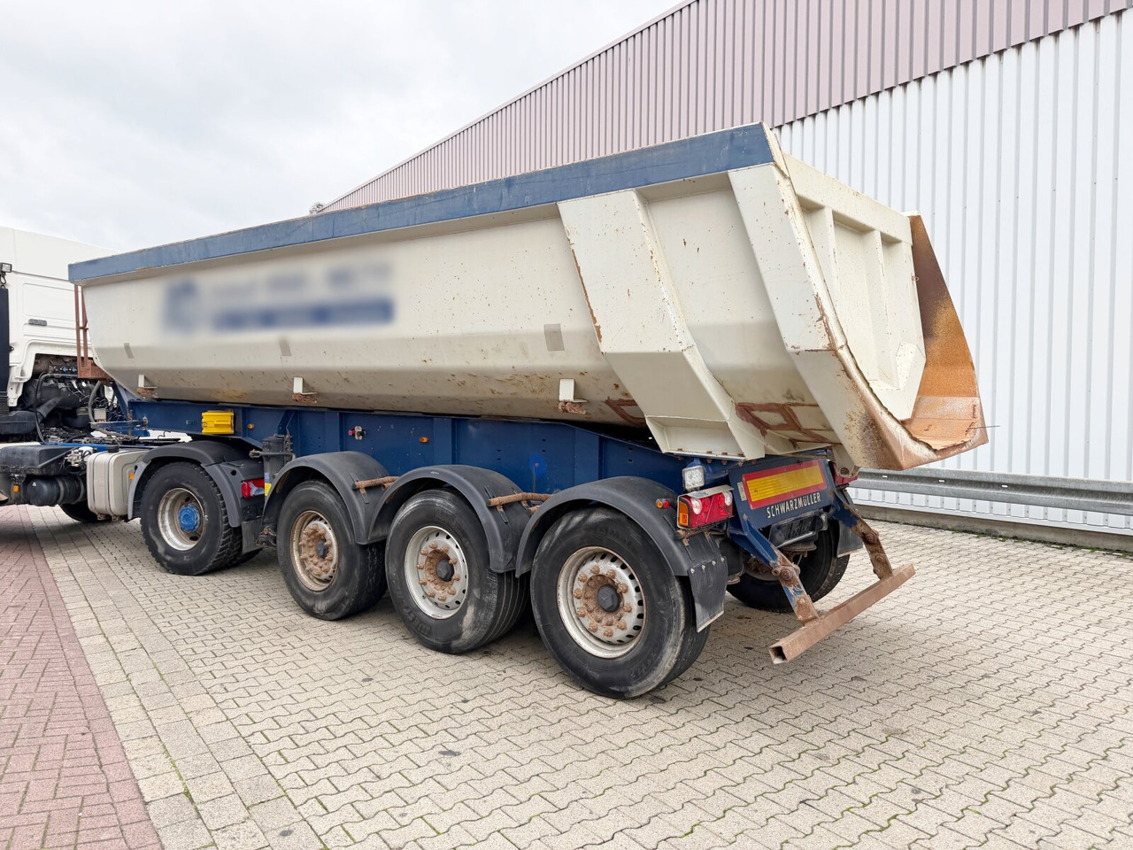 Schwarzmüller HKS 3/E-S1 HKS 3/E-S1, Liftachse, Stahlmulde, ca. 25m³ - Semi-trailer: picture 4 Schwarzmüller HKS 3/E-S1 HKS 3/E-S1, Liftachse, Stahlmulde, ca. 25m³ - Semi-trailer: picture 4
