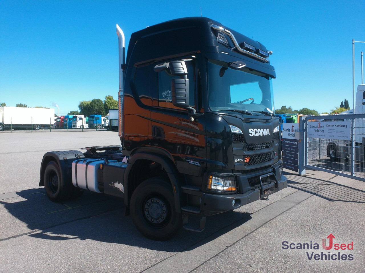 SCANIA G 450 A4x4HA XT Allrad Leder Navi AP Achsen Blatt/ - Tractor unit: picture 1 SCANIA G 450 A4x4HA XT Allrad Leder Navi AP Achsen Blatt/ - Tractor unit: picture 1