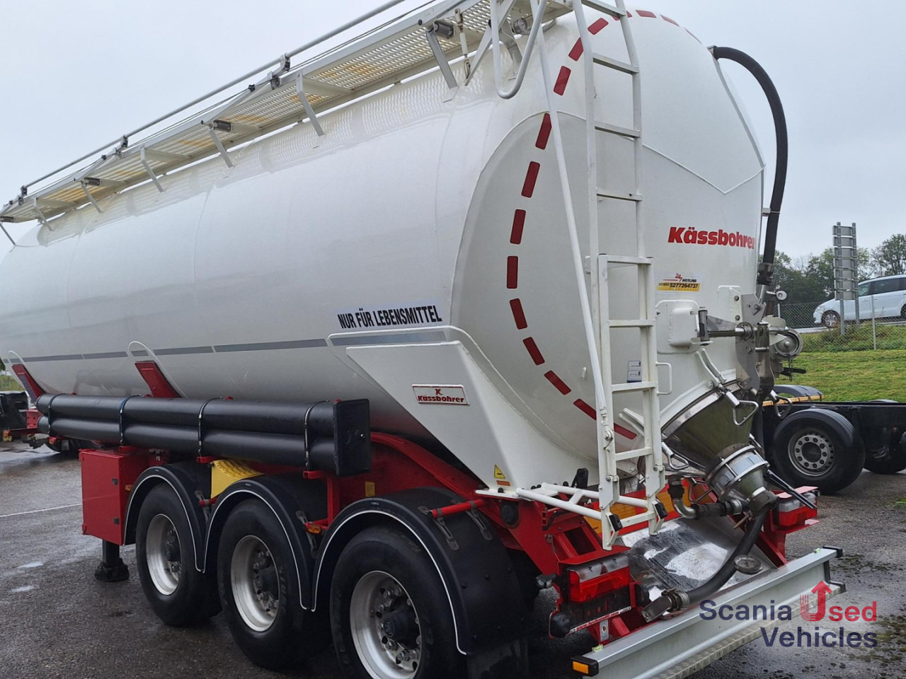 KAESSBOHRER Lebensmitteltank Kippbar SSK 40XS Neuwertig !! - Silo semi-trailer: picture 1 KAESSBOHRER Lebensmitteltank Kippbar SSK 40XS Neuwertig !! - Silo semi-trailer: picture 1