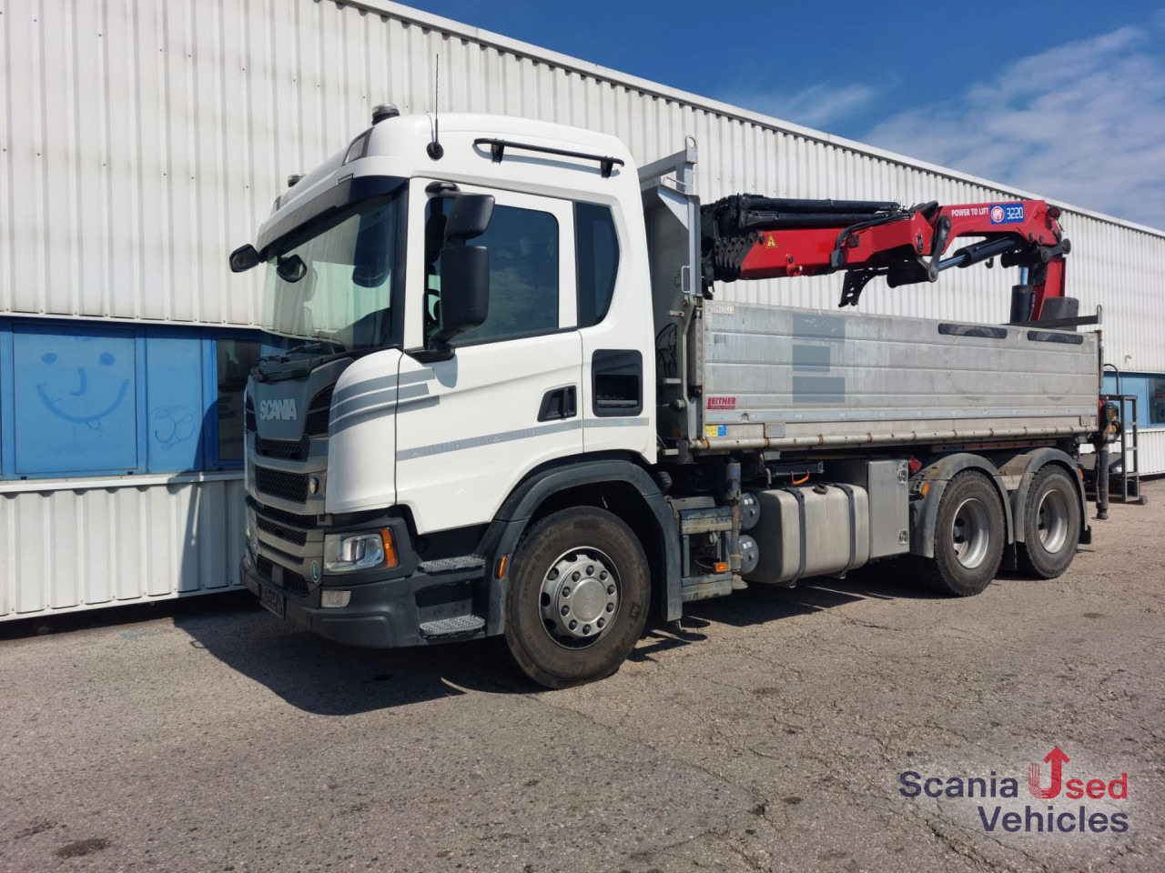 SCANIA G 410 B6x4NB Kipper+HMF3220+JIB - Tipper, Crane truck: picture 1 SCANIA G 410 B6x4NB Kipper+HMF3220+JIB - Tipper, Crane truck: picture 1
