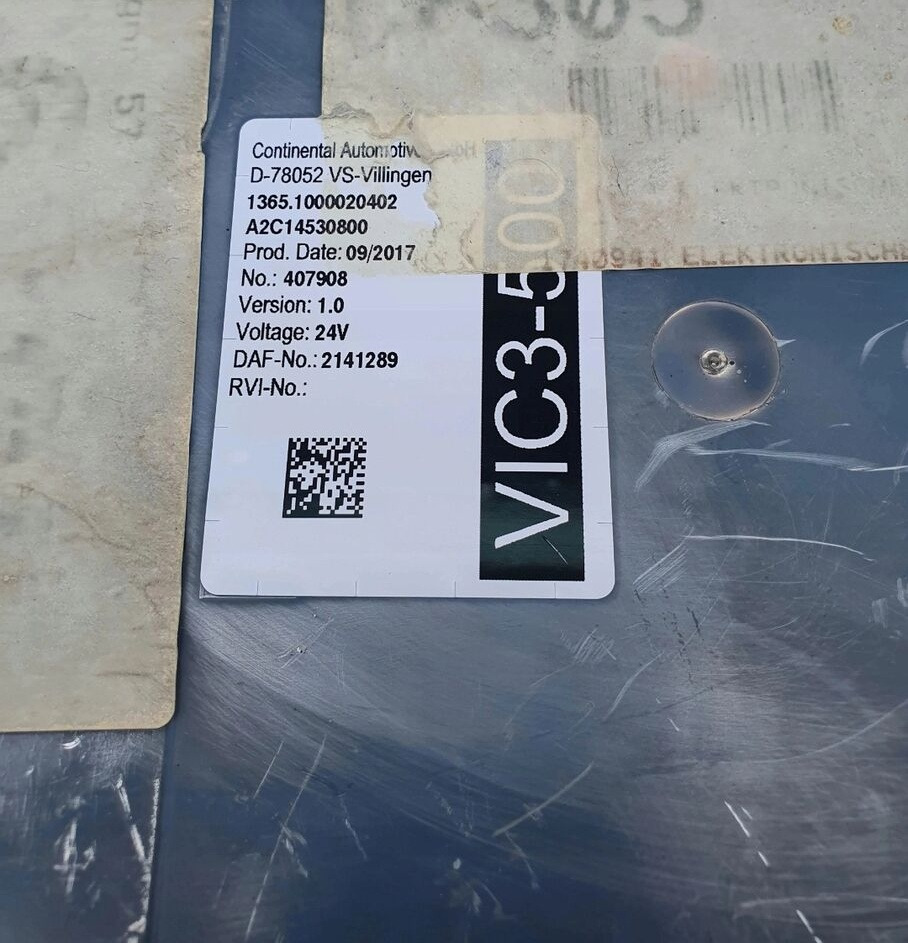 DAF - ECU for Truck: picture 3 DAF - ECU for Truck: picture 3