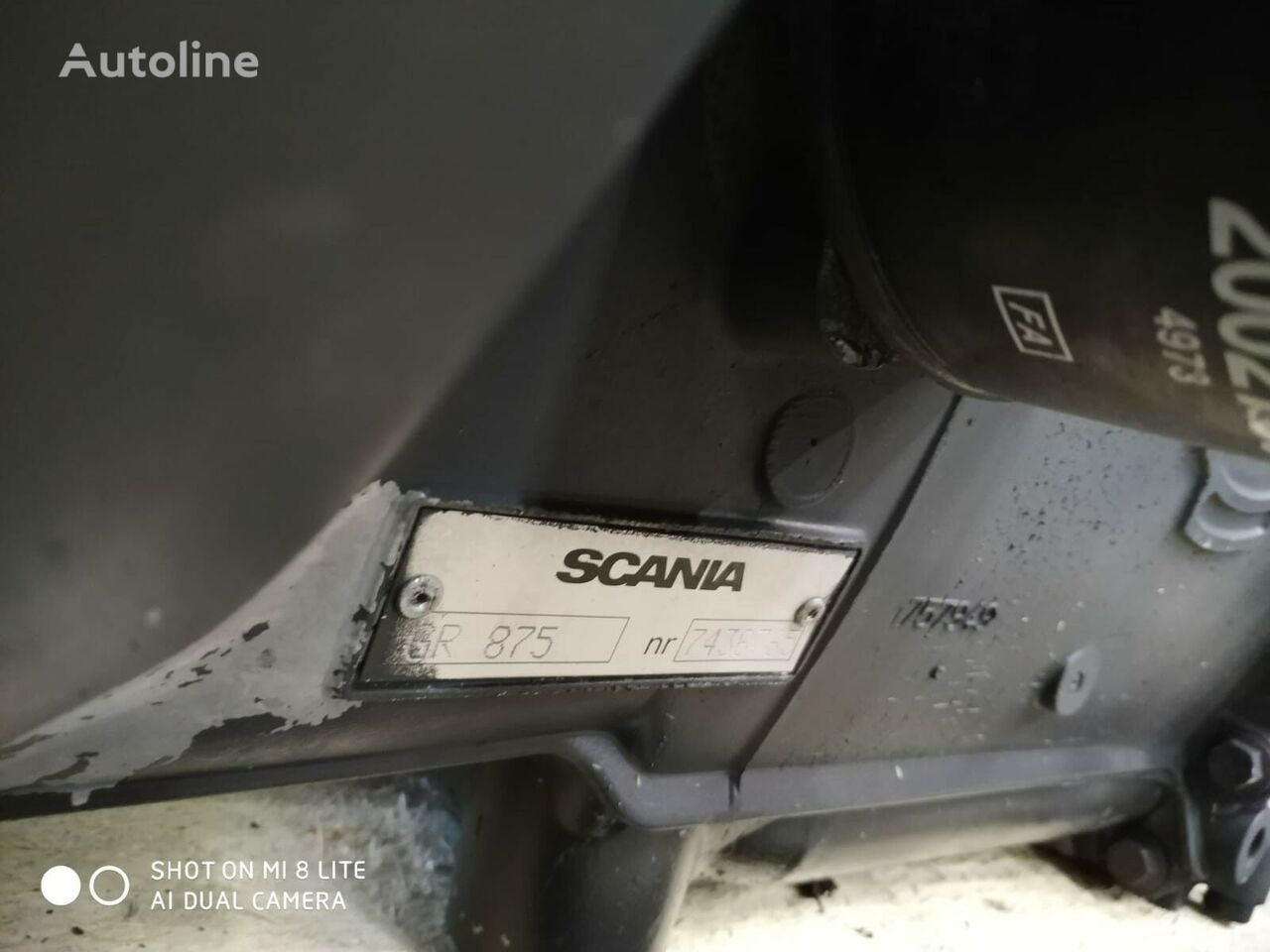 Scania RARE GR875, YEAR 2007/2008 - Gearbox for Truck: picture 5 Scania RARE GR875, YEAR 2007/2008 - Gearbox for Truck: picture 5