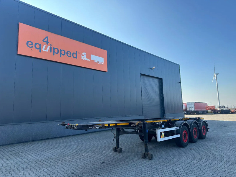 Burg 20FT / 20FT SWAP ADR (EX/II, EX/III, FL, AT) Chassis, 3.690kg, SAF INTRADISC, 2x Liftaxle, NL-chassis, APK/ADR: 08-2025 - Container transporter/ Swap body semi-trailer: picture 1 Burg 20FT / 20FT SWAP ADR (EX/II, EX/III, FL, AT) Chassis, 3.690kg, SAF INTRADISC, 2x Liftaxle, NL-chassis, APK/ADR: 08-2025 - Container transporter/ Swap body semi-trailer: picture 1