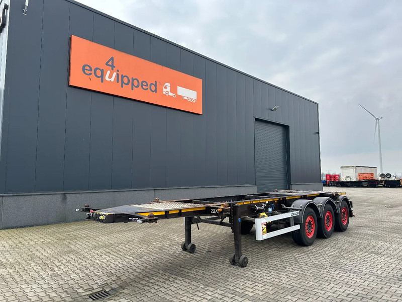 Burg 20FT / 20FT SWAP ADR (EX/II, EX/III, FL, AT), empty weight: 3.690kg, SAF INTRADISC, 2x liftaxle, ALCOA, NL-Chassis - Container transporter/ Swap body semi-trailer: picture 1 Burg 20FT / 20FT SWAP ADR (EX/II, EX/III, FL, AT), empty weight: 3.690kg, SAF INTRADISC, 2x liftaxle, ALCOA, NL-Chassis - Container transporter/ Swap body semi-trailer: picture 1