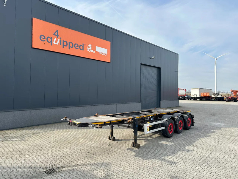 Burg 20FT ADR (EX/II, EX/III, FL, AT), Leergewicht : 3.690kg, SAF INTRADISC, 2x Liftachse, NL-Chassis, 75% Reifen, APK/ADR: 07-2025 - Container transporter/ Swap body semi-trailer: picture 1 Burg 20FT ADR (EX/II, EX/III, FL, AT), Leergewicht : 3.690kg, SAF INTRADISC, 2x Liftachse, NL-Chassis, 75% Reifen, APK/ADR: 07-2025 - Container transporter/ Swap body semi-trailer: picture 1