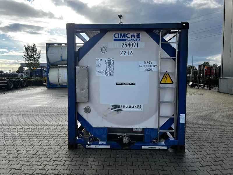 CIMC 20FT ISO, 25.070L/1-COMP/3 BAFFELS/4 manholes, ADR valid until 01/2027 - Storage tank: picture 3 CIMC 20FT ISO, 25.070L/1-COMP/3 BAFFELS/4 manholes, ADR valid until 01/2027 - Storage tank: picture 3